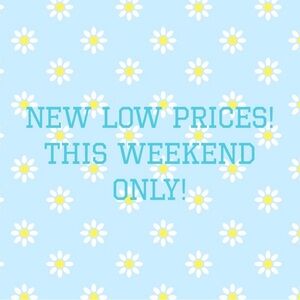 Lowering prices today!